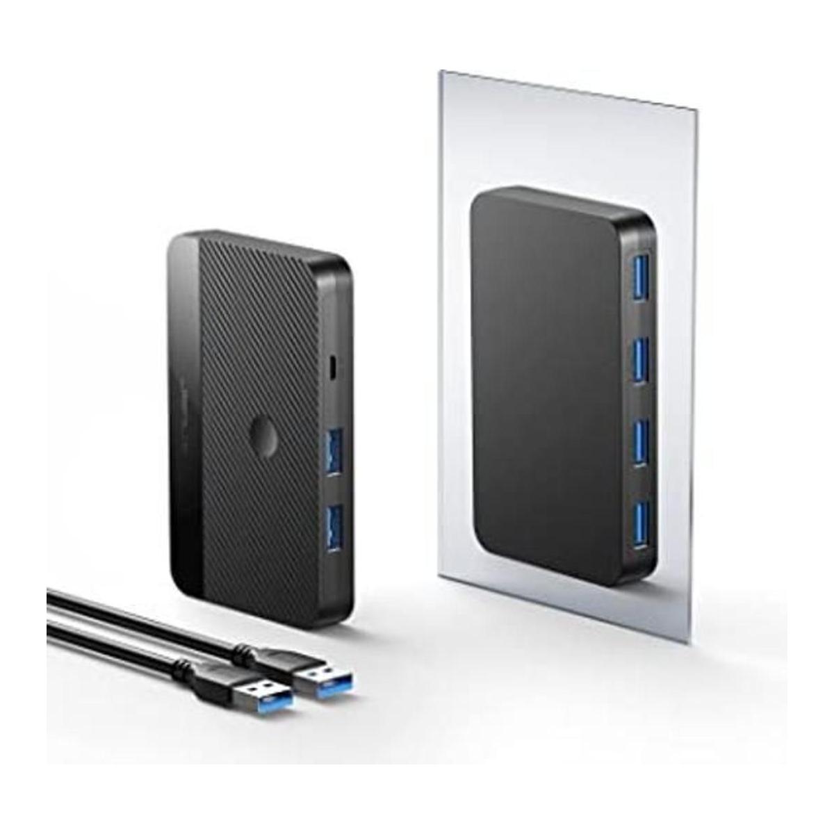 JSAUX Interruptor USB 3.0 selector de interruptor USB 2