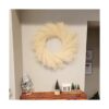 Hananona Corona artificial de hierba de pampa decoración_5