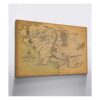 Mapa del Señor de los anillos arte de pared en lienzo con_2