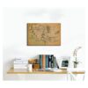 Mapa del Señor de los anillos arte de pared en lienzo con_4