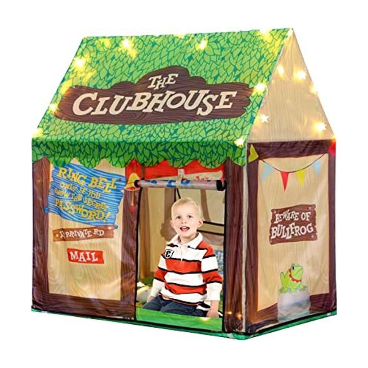 Tienda de campaña para niños con luces casa de juegos