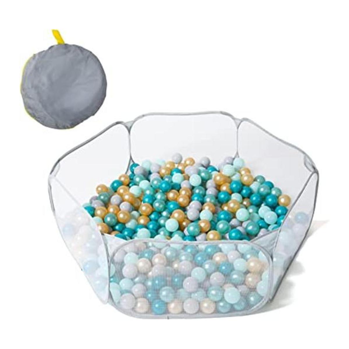 STARBOLO Pozo de bola gris para niños pelota de juguete