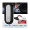 Partsam 10 luces traseras LED ovaladas de 6 pulgadas_5