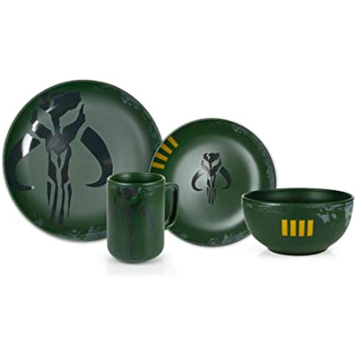 Star Wars Boba Fett Mandalorian Juego de vajilla de