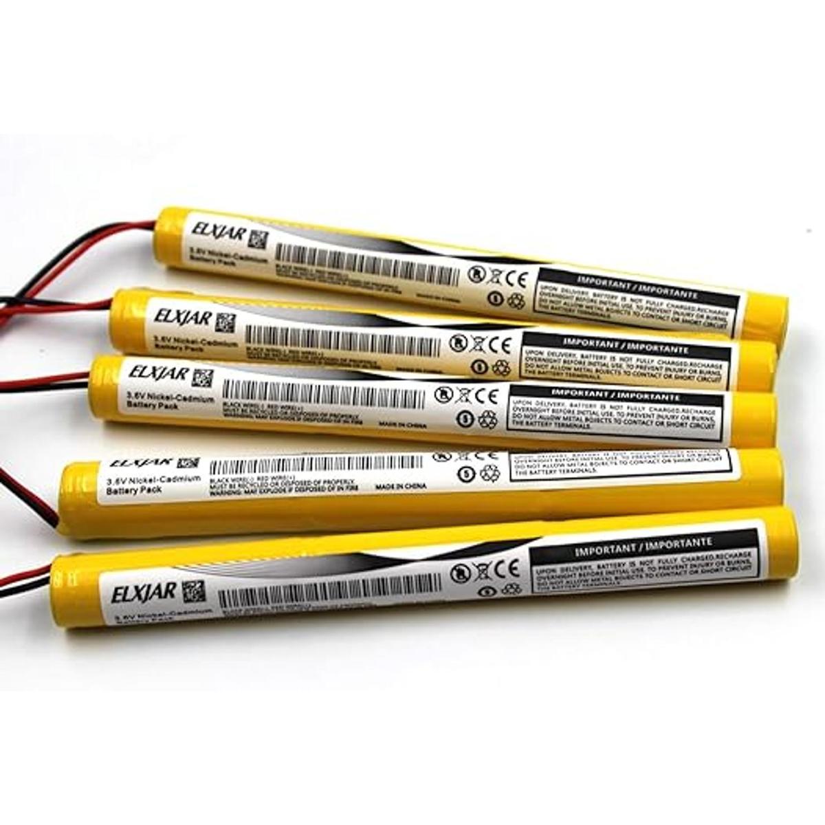 Paquete de 5 baterías de repuesto para luz de