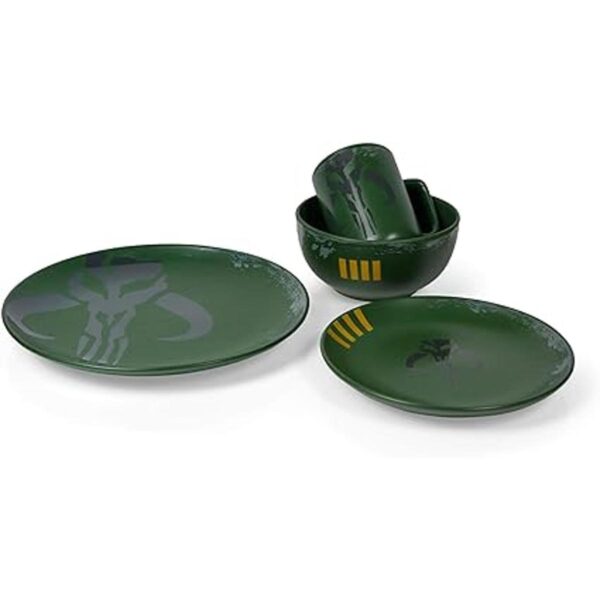 Star Wars Boba Fett Mandalorian Juego de vajilla de