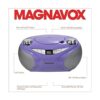 Magnavox MD6949PL Caja de CD portátil de carga superior_2