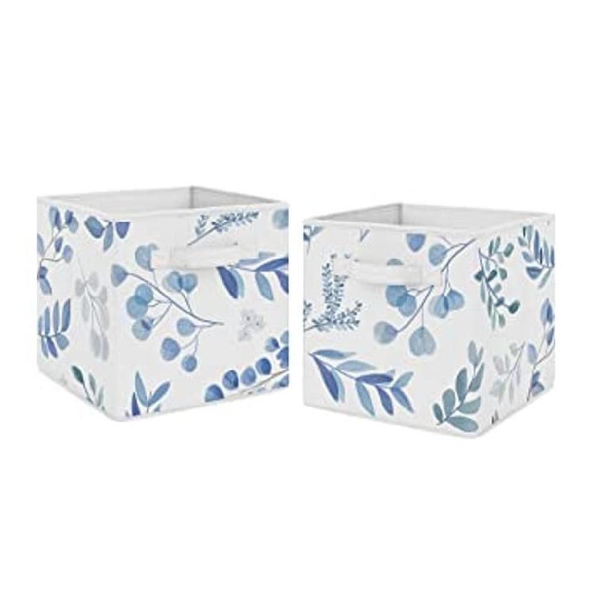 Sweet Jojo Designs Cubo de almacenamiento de tela