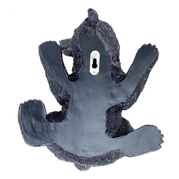 Oso negro sobre un árbol decoración de jardín escultura_4