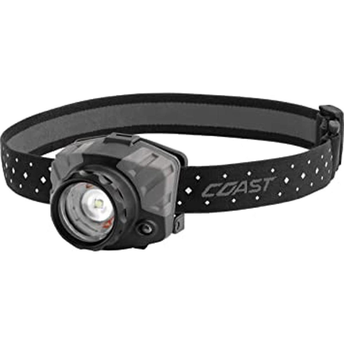 COAST FL88 Linterna frontal LED de 650 lúmenes tricolor
