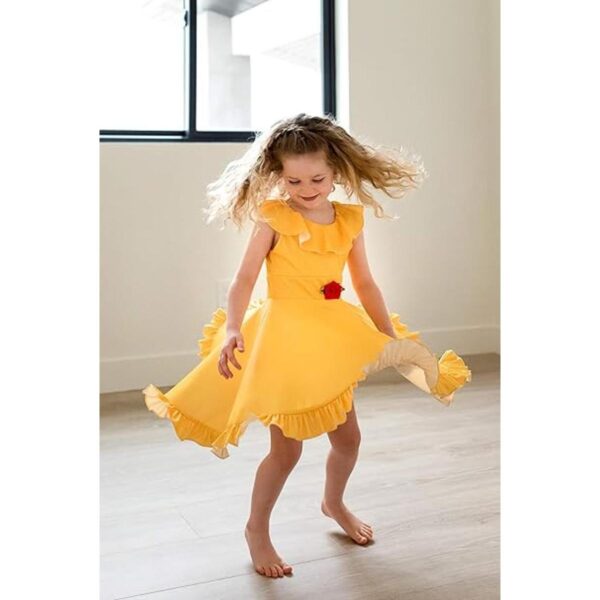 Little Adventures Vestido de princesa de belleza amarilla_6