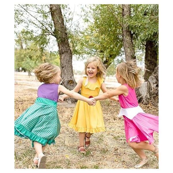 Little Adventures Vestido de princesa de belleza amarilla_5