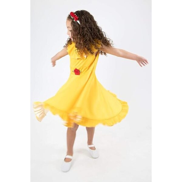 Little Adventures Vestido de princesa de belleza amarilla_3