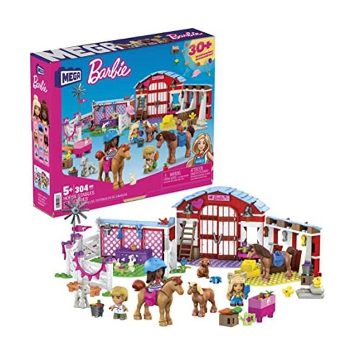 Mega Barbie Pets Juego de construcción de juguetes para