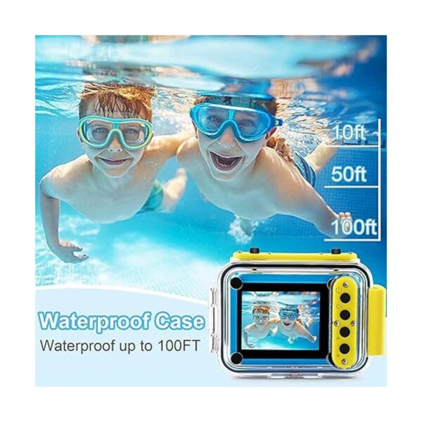 GKTZ Cámara impermeable para niños 180 rotativos 1080P_4