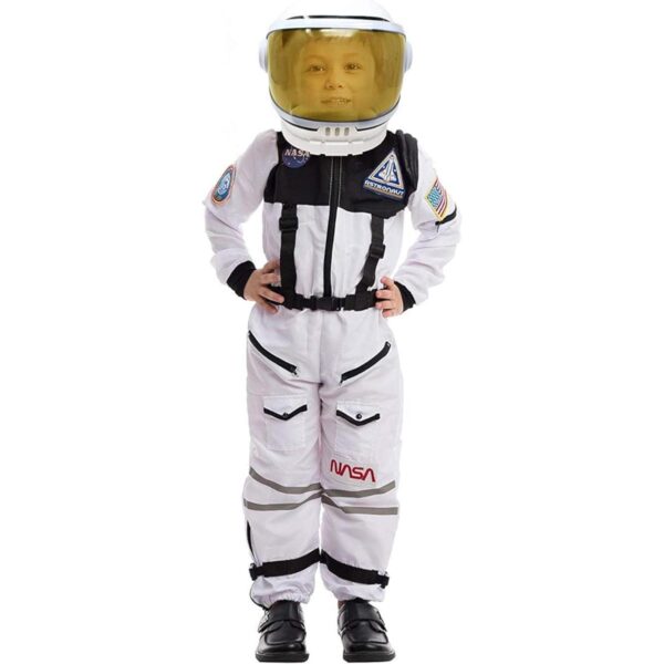 Casco de astronauta con visera movible juego de juguetes_2