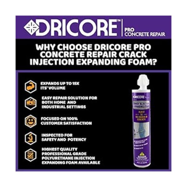 DRICORE PRO Espuma expansible para reparación de_3