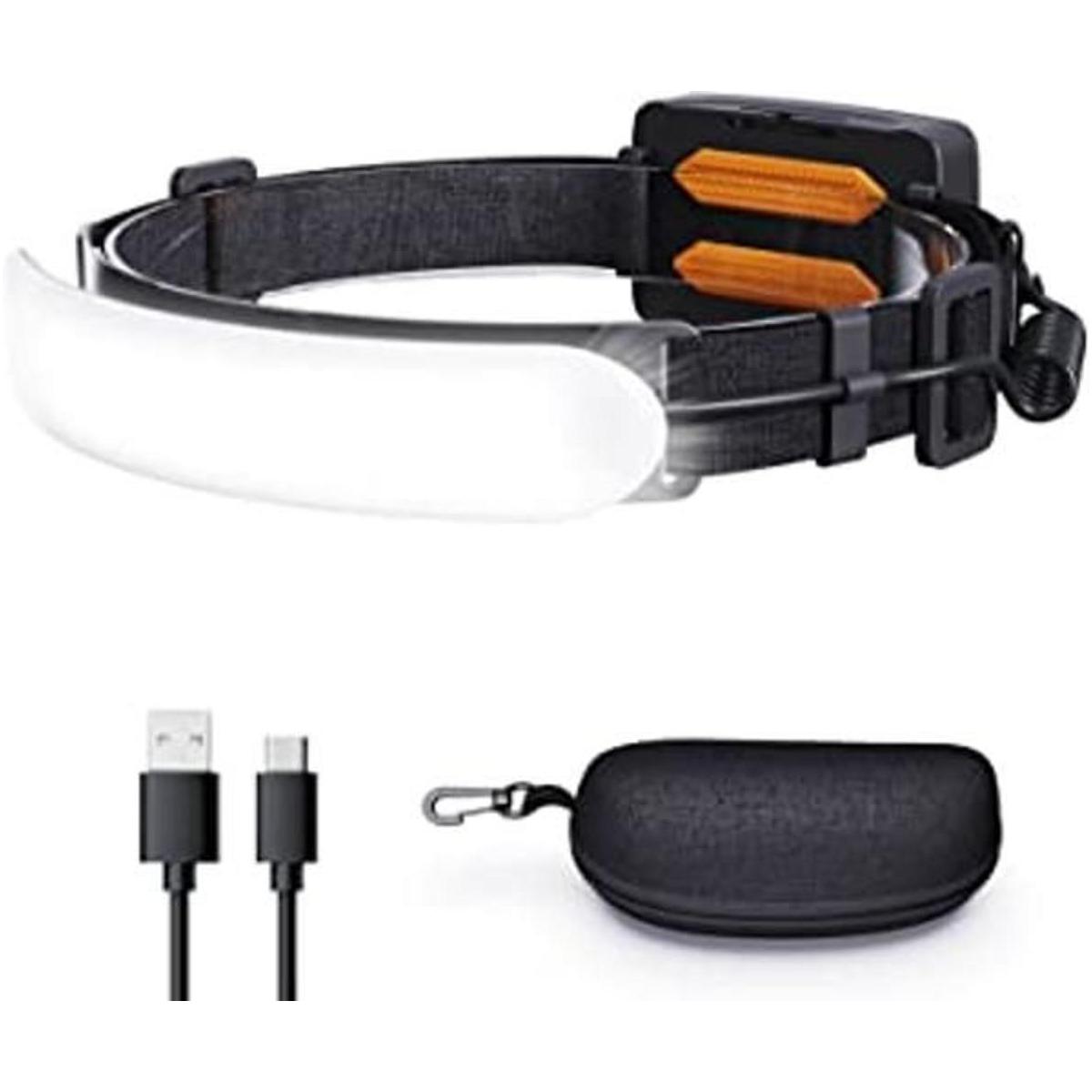 Linterna frontal recargable 7500 mAh 1500 lúmenes