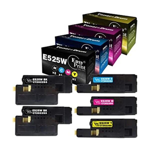 EasyPrint Juego de 5 cartuchos de tóner compatibles con