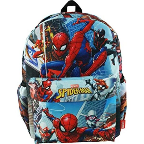 SpiderMan Deluxe A17704 Mochila grande de 16 pulgadas con_1