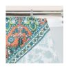 Lush Decor Bohemian Meadow Cortina de ducha con forro de_5