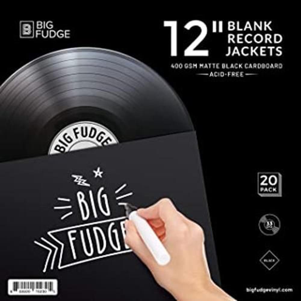 Big Fudge Chaquetas profesionales para álbumes en blanco.