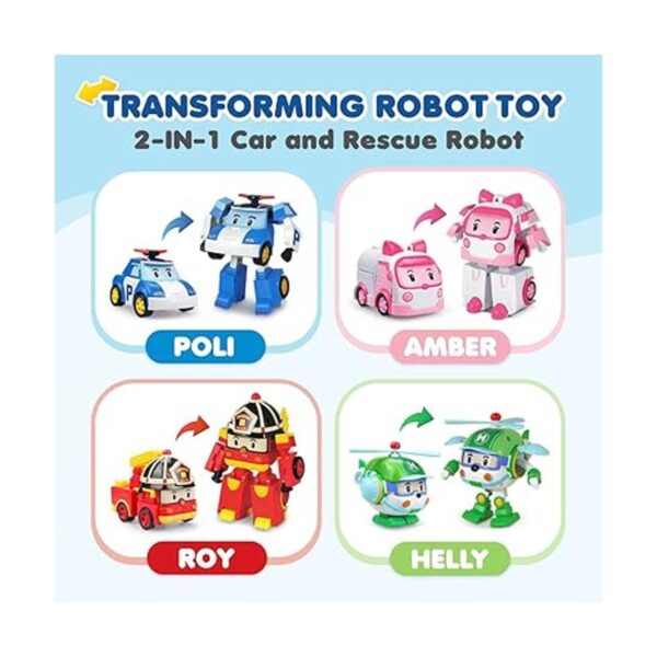 Robocar Poli Paquete de 2 juguetes de robot_3
