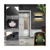 KAWELL Lámpara de pared moderna impermeable de 12 W