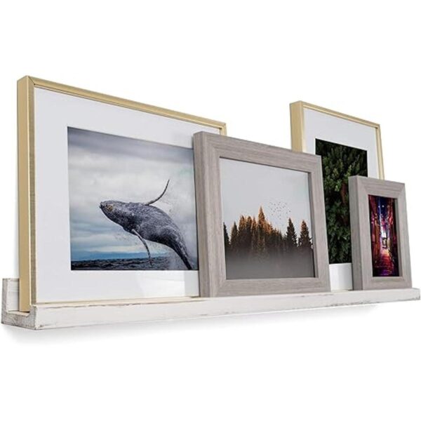 Rustic State Ted Estante de 36 pulgadas color blanco