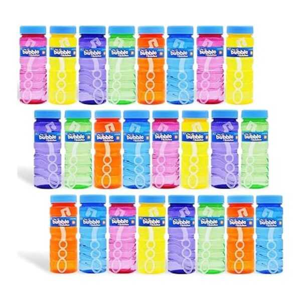 JOYIN 24 botellas de burbujas con surtido de varitas para_2