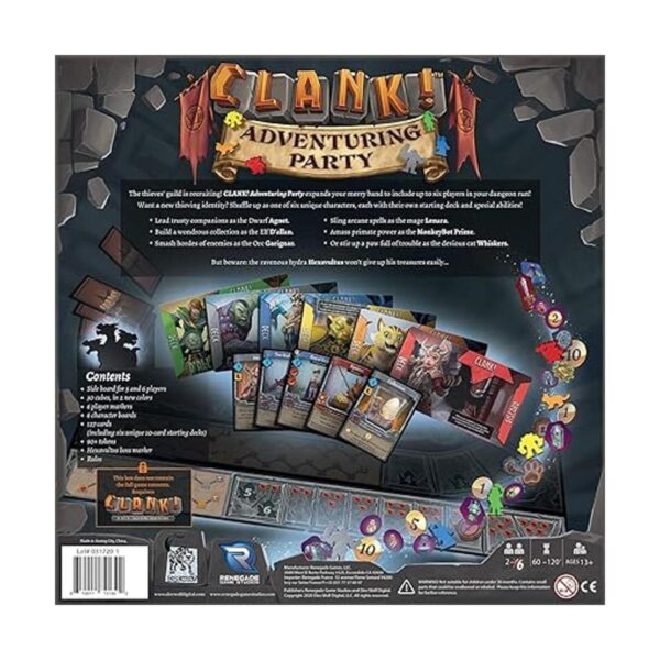 Renegade Game Studios Clank Fiesta de aventura marrón_2
