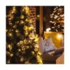 Luces de árbol de Navidad a pilas 50 luces LED con 8_2
