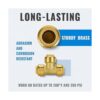 SUNGATOR 6Pack 12Inch Push Fit Plumbing Tee_3