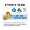 SUNGATOR 6Pack 12Inch Push Fit Plumbing Tee_2