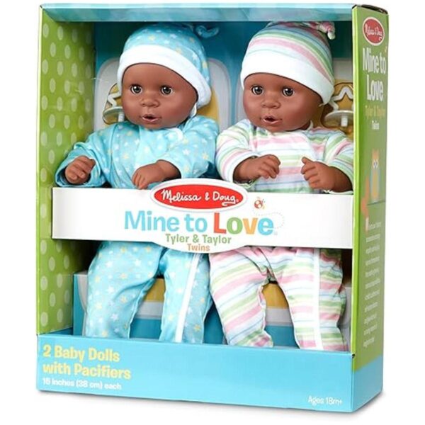 Melissa Doug Mine to Love Twins Tyler Taylor Muñecas_1