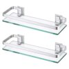 KES Estante de vidrio para baño vidrio templado de_1