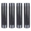 Pipe Décor Tubo de acero negro de 1.4 in x 8.0 in