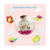 Cuna musical para bebés con juguetes giratorios colgantes_4