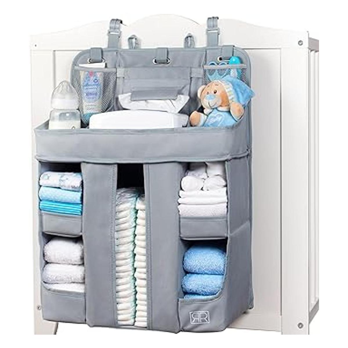 Organizador de pañales colgante XL Apilador de pañales