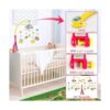 Cuna musical para bebés con juguetes giratorios colgantes_5