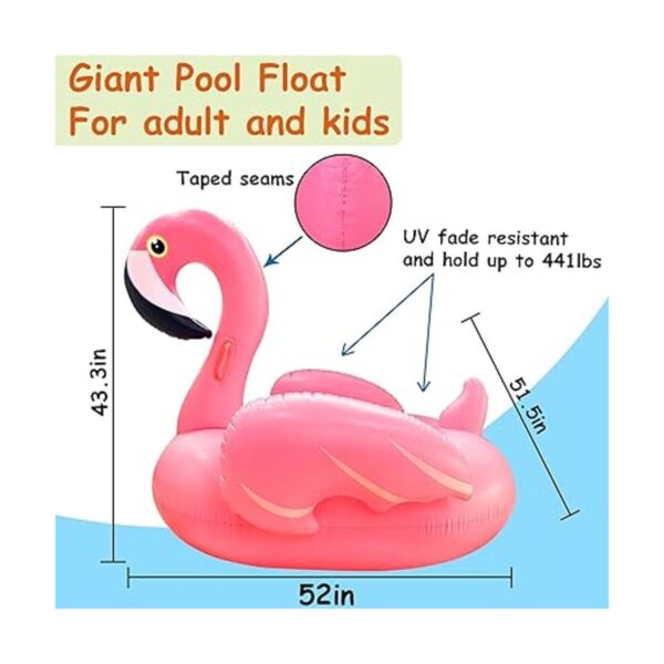 TURNMEON Flotador inflable grande para piscina con asas_2
