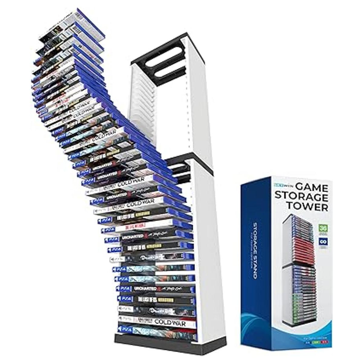 Skywin Soporte para juegos PS5 organizador de