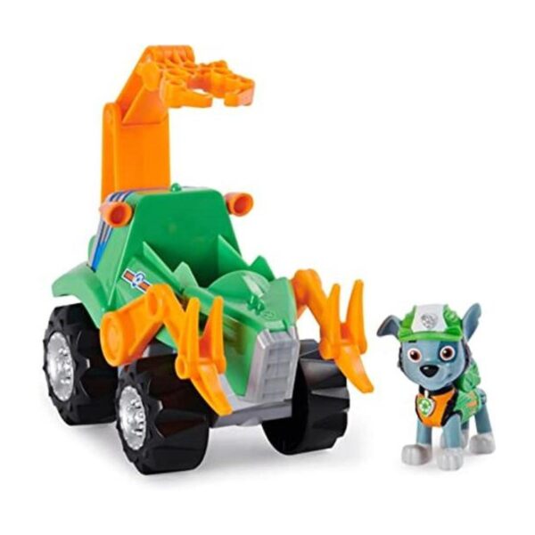 Paw Patrol Dino Rescue Rockys Deluxe Rev Up Vehículo con_1