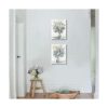 Lienzo floral para pared ramo de flores abstractas en