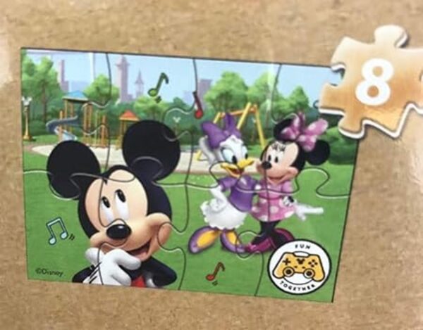 Disney Mickey Mouse 5 rompecabezas de madera en caja de_4