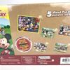 Disney Mickey Mouse 5 rompecabezas de madera en caja de_3
