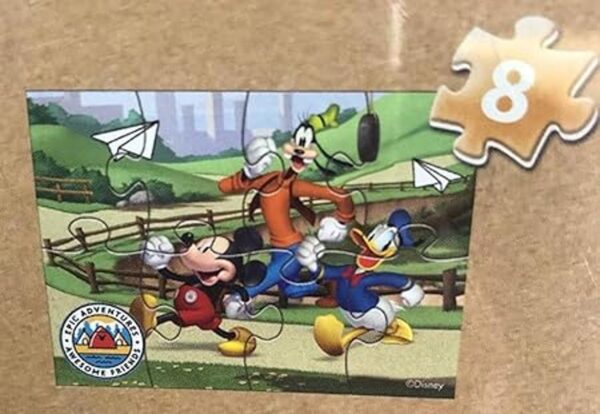 Disney Mickey Mouse 5 rompecabezas de madera en caja de_6