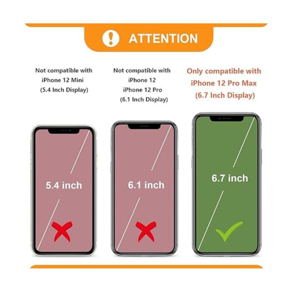 Bocasal Funda tipo cartera con bloqueo RFID para iPhone 12_2
