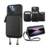 Bocasal Funda tipo cartera con bloqueo RFID para iPhone 12_1