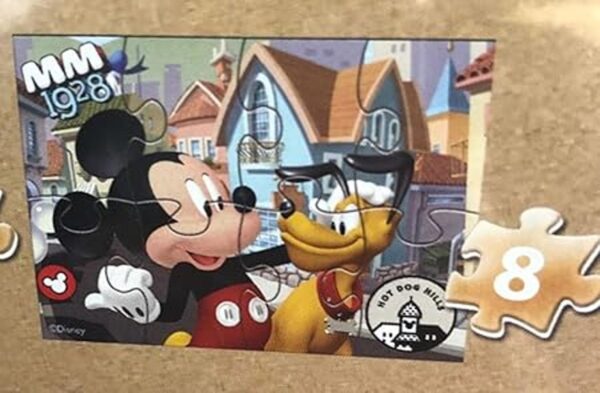 Disney Mickey Mouse 5 rompecabezas de madera en caja de_5